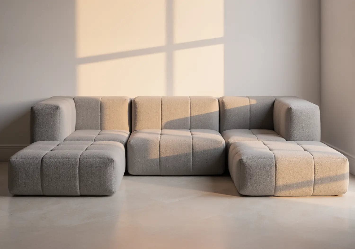 Sofá na Caixa Modular